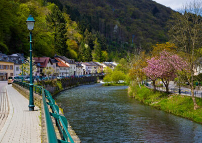 Les rives de l'Our à Vianden